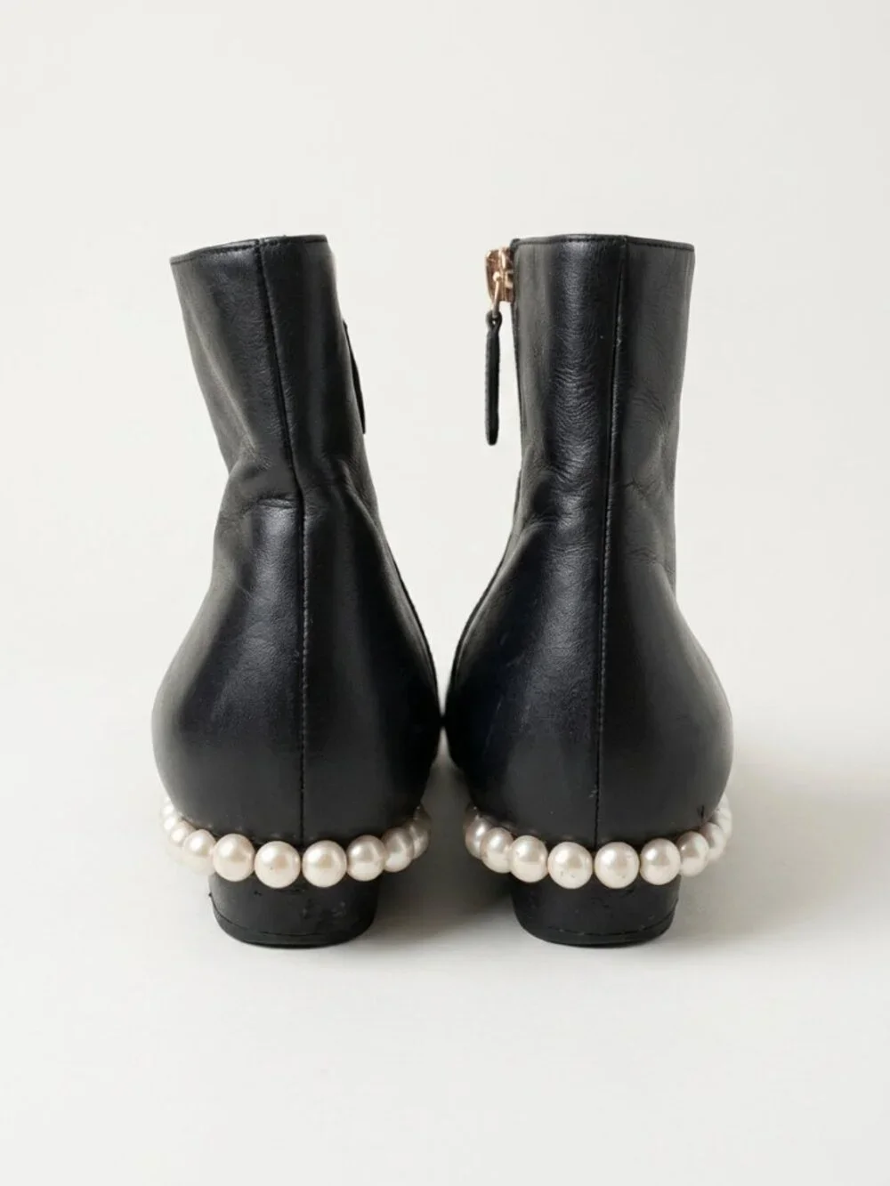 CHANEL lambskin ankle